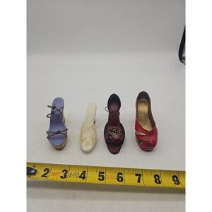 Vintage Just the Right Shoe By Raine Miniature 1998 Lot Of 3 & 1 Unbranded